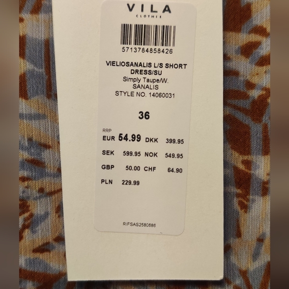 Vila fit and flare dress - Picture 2 of 5